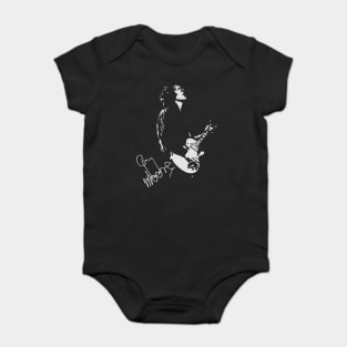 gary moore sillouette Baby Bodysuit